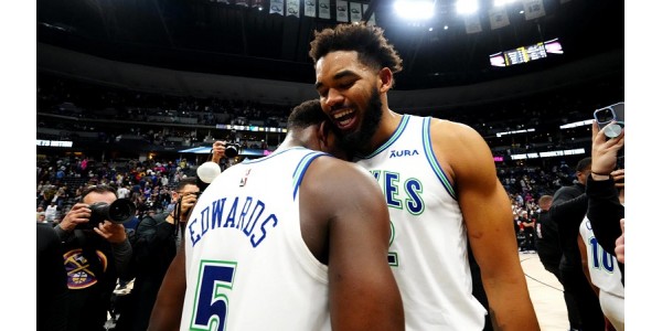 Karl-Anthony Towns hatte das Glück, in dieser Zeit Anthony Edwards kennenzulernen